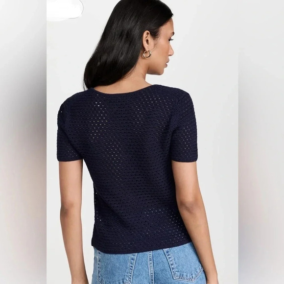 NWT Vince Women's Textured Scoop Neck Sweater Small - Picture 3 of 8